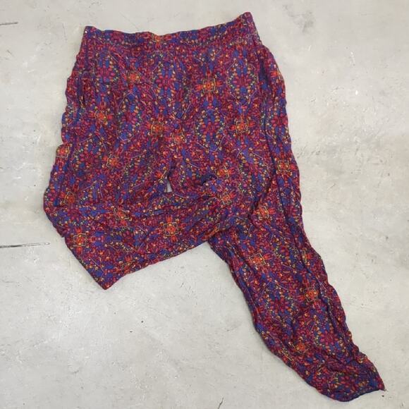 Ecote Vibrant Patterned Capri Pants size S - Picture 1 of 5